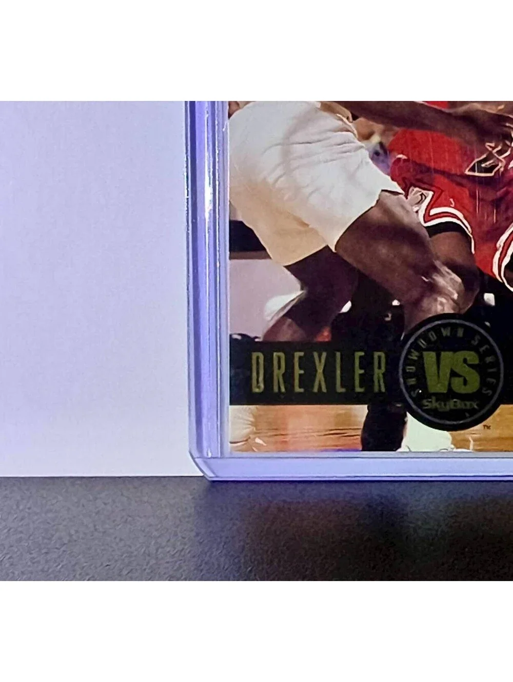Michael Jordan 1993-94 Skybox Showdown Series VS Clyde Drexler #SS11 Card Bulls